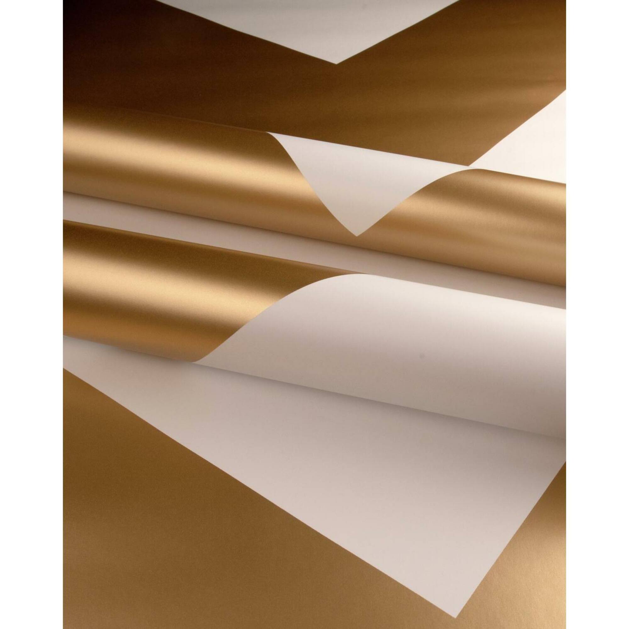RoomMates Gold Large Chevron Peel & Stick Wallpaper